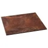 Elegant Buffet Platter Industry 2.0 - Laminated Plastic - Rusted Aesthetic - 50 x 50 x 0.8 cm