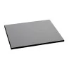 Elegant Buffet Platter - Dark Grey Laminated Plastic - 34 x 34 x 0.8 cm