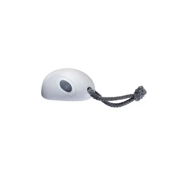 Elegant Remote Control - White/Grey Plastic - 8.5 x 5.2 x 2.8 cm