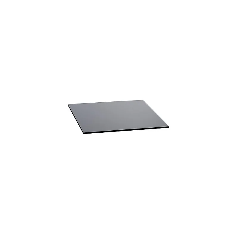Elegant Buffet Platter - Dark Grey Laminated Plastic - 50 x 50 x 0.8 cm