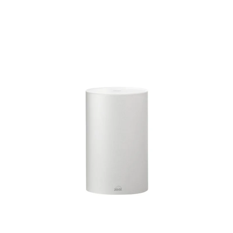 Elegant Tube Lighting - Acrylic - Satined White Finish - Diam. 15 cm Ht 24 cm - Set of 3