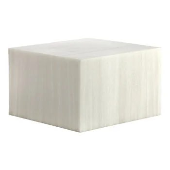 Elegant Resin Display Case - Classy Buffet Style - White Translucent - 38 x 38 x 24 cm