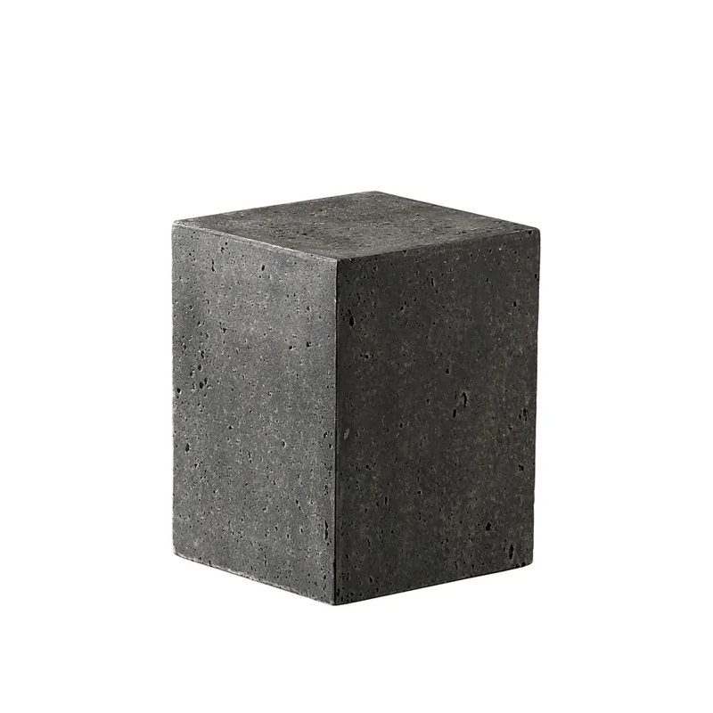 Elegant Buffet display KONKRET! - fibreglass/resin, dark grey - 12x12cm h16cm - 2pcs