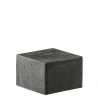 Elegant Buffet display KONKRET! - fibreglass/resin, dark grey - 12x12cm h8cm - 2pcs