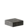 Elegant Buffet display KONKRET! - fibreglass/resin, dark grey - 12x12cm h4cm - 2pcs