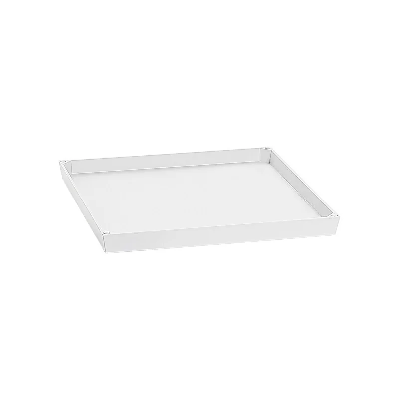 Elegant White Melamine Chiller Base - Dimensions: 41 x 41 x 3.5 cm