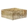 Elegant Luxor Buffet Display - Resin - Shell Imitation - Golden Finish - 38 cm x 38 cm x 16 cm