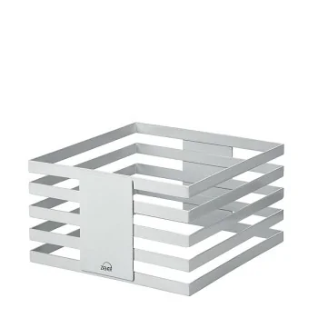 Elegant Squareline Buffet Stand - 18/10 Stainless Steel - White - 24” x 24” x 13.5 cm