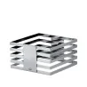 Elegant Squareline Buffet Stand - 18/10 Stainless Steel - Mirror Polished Finish - Dimensions: 24” x 24” x 13.5 cm