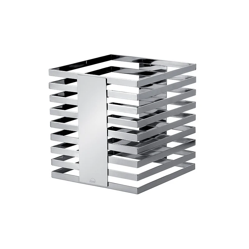 Elegant Squareline Buffet Stand - 18/10 Stainless Steel - Mirror Polished - 24” x 24” x 25.5 cm