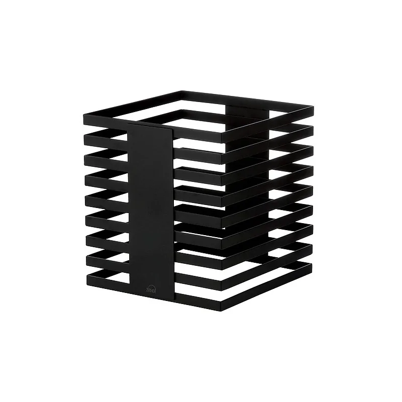 Elegant Squareline Buffet Stand - 18/10 Stainless Steel - Black - 24” x 24” x 25.5 cm