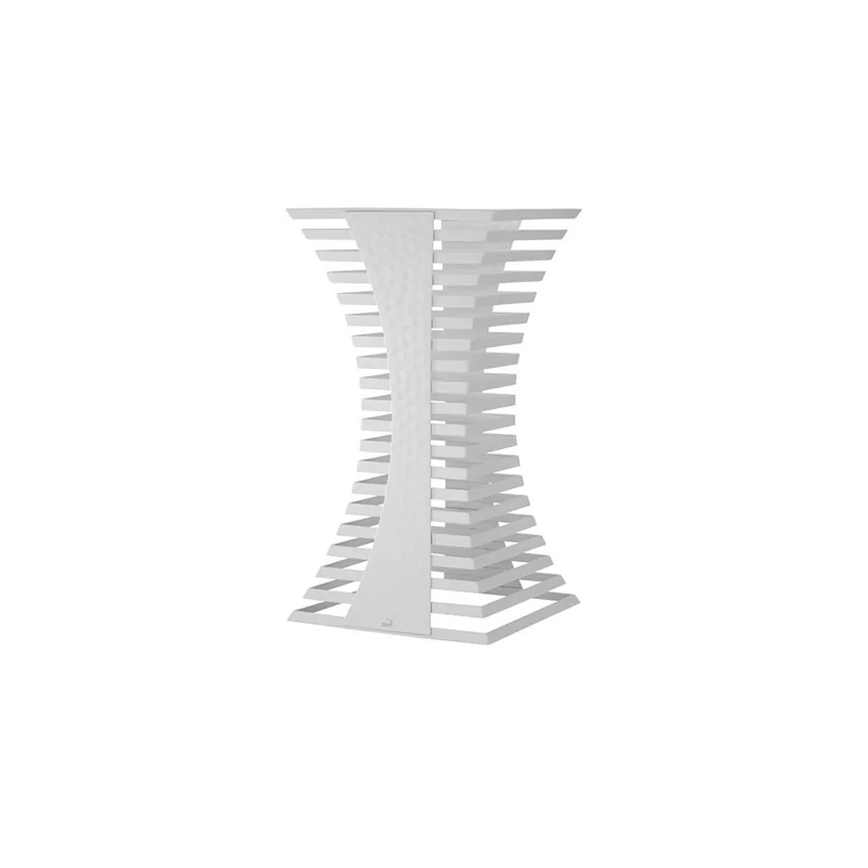 Elegant Skyline Buffet Stand - Stainless Steel - White - 32” x 32” x 58.5 cm