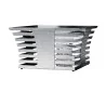 Elegant Skyline Fruit/Bread Basket - 18/10 Stainless Steel - Mirror Polished - 40x40x23.5 cm