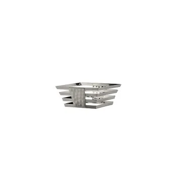Elegant Skyline Buffet Stand - 18/10 Stainless Steel - Mirror Polished Finish - Dimensions: 25 x 25 x 10.5 cm