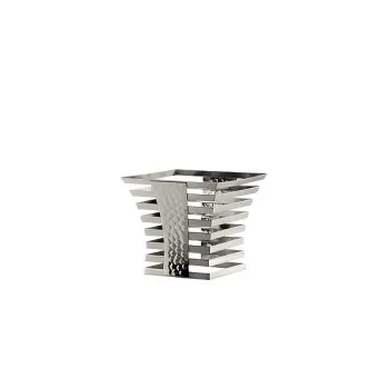 Elegant Skyline Buffet Stand - 18/10 Stainless Steel - Mirror Polished - 25 x 25 x 22.5 cm