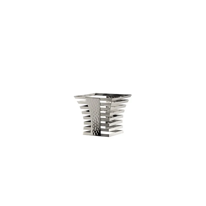 Elegant Skyline Buffet Stand - 18/10 Stainless Steel - Mirror Polished - 25 x 25 x 22.5 cm