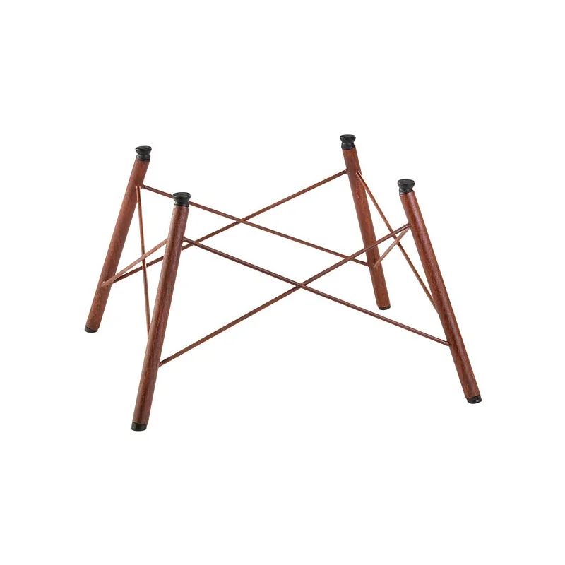 Elegant Crossline Buffet Display - Steel - Rust - 49.5 x 49.5 x 31 cm