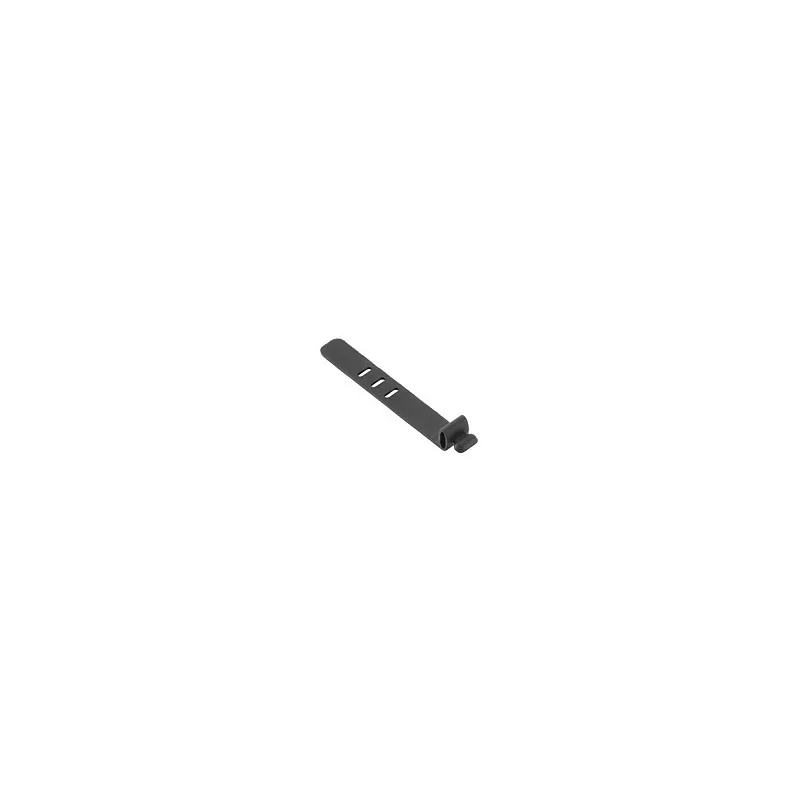 Elegant Silicone Cable Organizer - Black - 8 cm Length - Pack of 10