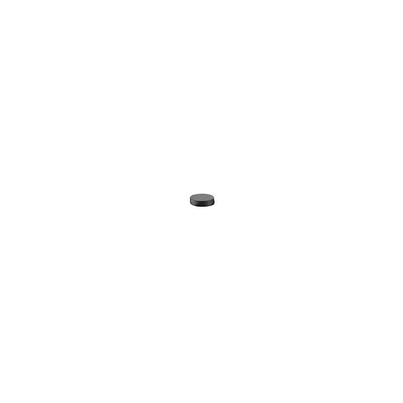 Elegant Magnetic Black Rubberized Spacer - Buffer - Diam. 1.7 cm - Set of 4