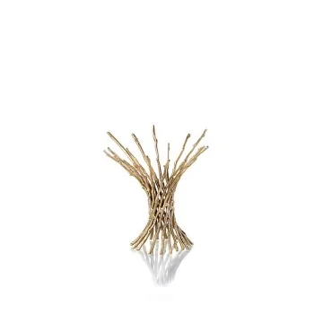Elegant Somnia Brass Bowls - Golden Finish - Diam. 15.5 cm Ht 13.5 cm