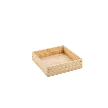 Elegant Ash Wood Box - The Pantry L - 29.8 x 29.8 x 8.7 cm