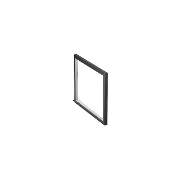 Elegant LED Frame Glow - Steel - Matt Black - 32 x 24 cm