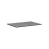 Elegant Buffet Platter - Laminated Plastic - Black - 41 x 17 x 0.8 cm