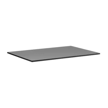 Elegant Buffet Platter - Laminated Plastic - Black - 49 x 33 x 0.8 cm