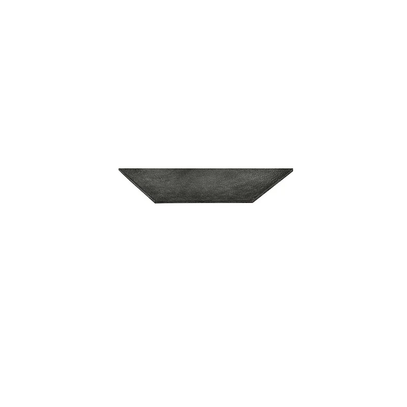 Elegant Scala Buffet Platter - Aluminium Structured - Nickel-Black Finish - 48.5 x 20.4 x 0.6 cm