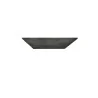 Elegant Scala Buffet Platter - Aluminium Structured - Nickel-Black Finish - 48.5 x 20.4 x 0.6 cm