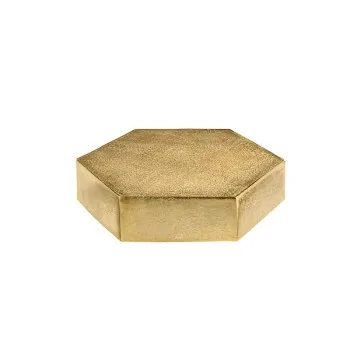 Elegant Buffet Display - Aluminium Frame - Golden Finish - 50 cm (Width) x 43.5 cm (Depth) x 10 cm (Ht)
