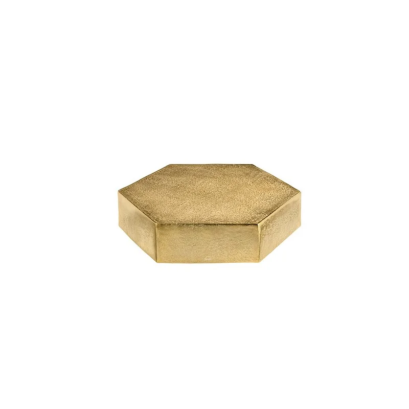 Elegant Buffet Display - Aluminium Frame - Golden Finish - 50 cm (Width) x 43.5 cm (Depth) x 10 cm (Ht)