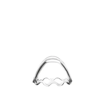 Elegant Miniature Clear Glass Vials - Diam. 6.3 cm - Ht 4.5 cm - 0.04L Capacity - Pack of 12