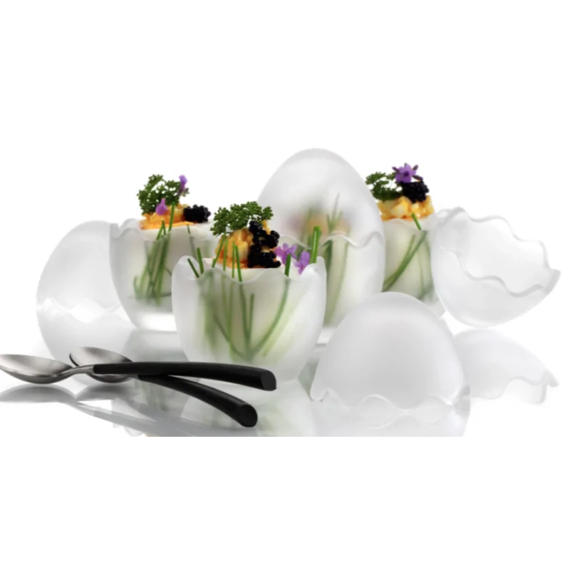 Elegant Miniature Clear Glass Vials - Diam. 6.3 cm - Ht 4.5 cm - 0.04L Capacity - Pack of 12