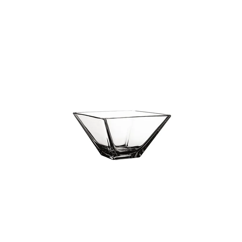 Elegant Clear Glass Bowl - 8 x 8 x 4.5 cm (0.14L) - Pack of 6