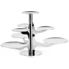 Polished Stand 7 Plates - Dia: 75 cm H: 47 cm
