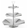 Polished 3 Levels Stand (Plate Thickness 1Mm) - Dia: 43 cm H: 48 cm