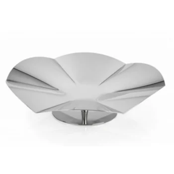 Polished 1 Level Stand (Plate Thickness 1Mm) - Dia: 31 cm H: 8.5 cm