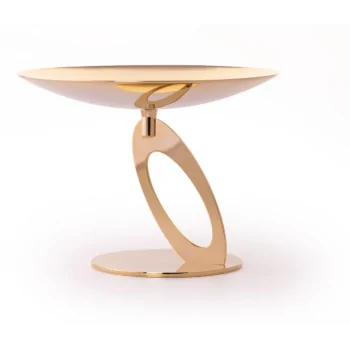 Gold Stand - Dia: 20 cm H: 15 cm