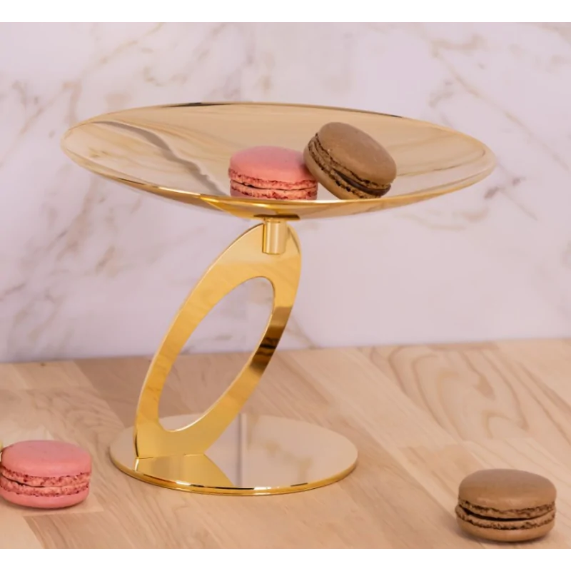 Gold Stand - Dia: 20 cm H: 15 cm