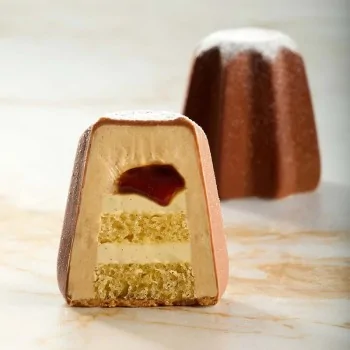 Pavoflex Professional Single Portion Silicone Mold - Pandoro by Vincenzo Tiri - 0 mm x 65 mm x 65 h mm - 15 cavity - 120ml