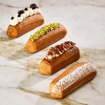 Pavoni Italia Stainless Steel Single Portion Puff Pastry Mould Kit - 380 mm x 33 mm x h 30 mm