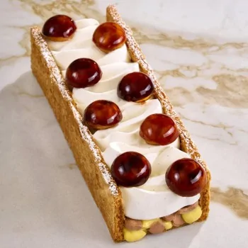 Pavoni Italia Stainless Steel Puff Pastry Cake Mould Kit - 250 mm x 76 mm x h 69 mm
