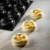 Pavoflex Professional Single Portion Silicone Mold - Karma by Francesco Boccia - ø 80 mm x 30 h mm - 12 cavity - 120ml
