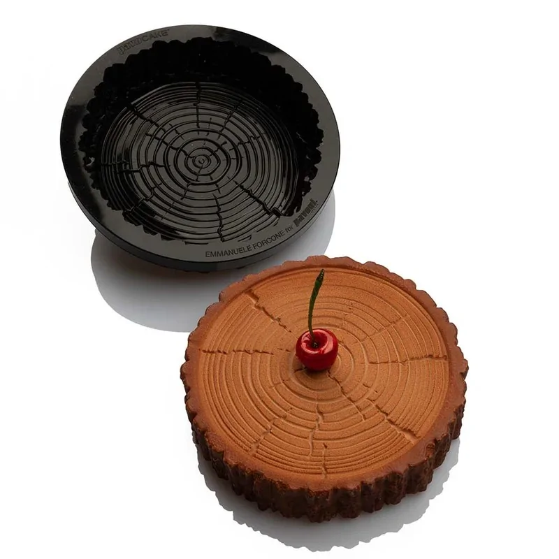 Pavoni Italia Professional Entremet Silicone Mold - Forest by Emmanuele Forcone - Ø mm x 185 mm × h 45 mm - 1000 ml