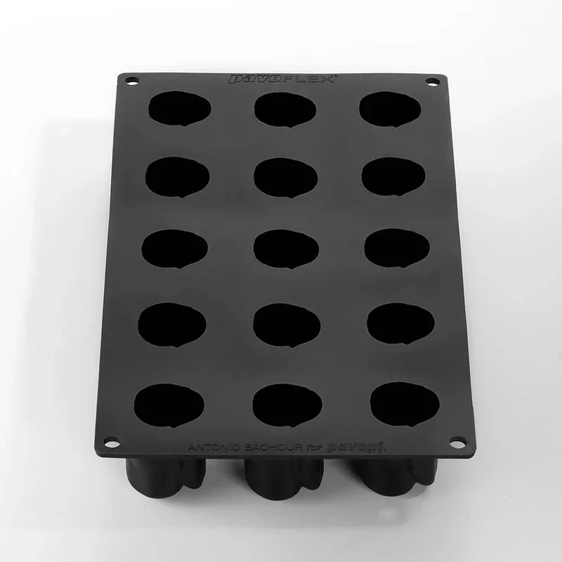 Pavoni Italia Professional Single Portion Silicone Mold - Romance40time by Antonio Bachour - Ø 40 × h 45 mm - 15 cavity - 40 ml Pavoni Italia Professional Single Portion Silicone Mold - Romance40time by Antonio Bachour - Ø 40 × h 45 mm - 15 cavity - 40 ml