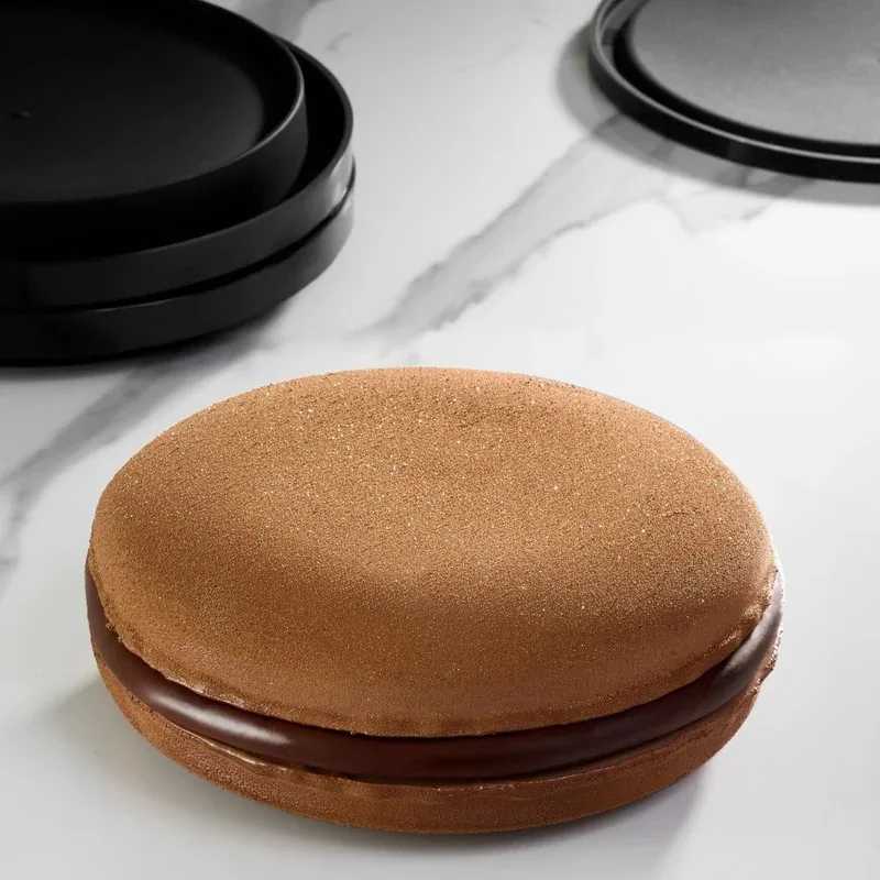 Pavoni Italia Professional Entremet Silicone Mold - Macaron Cake Kit - Ø mm x 185 mm × h 45 mm - 1000 ml Pavoni Italia Professional Entremet Silicone Mold - Macaron Cake Kit - Ø mm x 185 mm × h 45 mm - 1000 ml
