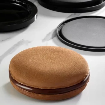 Pavoni Italia Professional Entremet Silicone Mold - Macaron Cake Kit - Ø mm x 185 mm × h 45 mm - 1000 ml