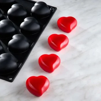 Pavoflex Professional Single Portion Silicone Mold - Passion40time by Antonio Bachour - 52 × 48 x h 30 mm - 11 cavity - 40 ml