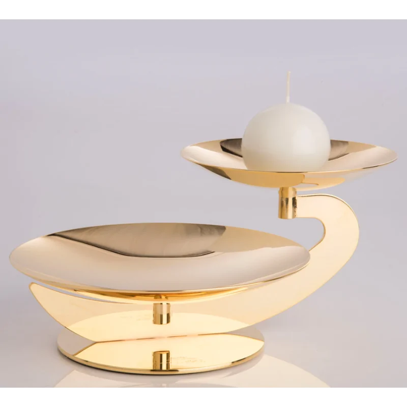 Gold Plated Centerpiece - 20-28 cm H: 13 cm Gold Plated Centerpiece - 20-28 cm H: 13 cm